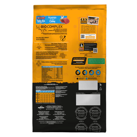 Magnus Premium Todo Dia Filhotes Sabor Carne - 20Kg - Imagem 4